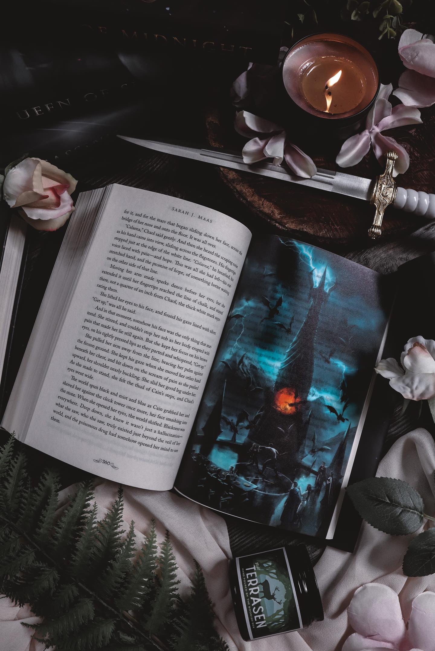 Throne of Glass Cinematic Overlays - Bloomsbury Existing Edition