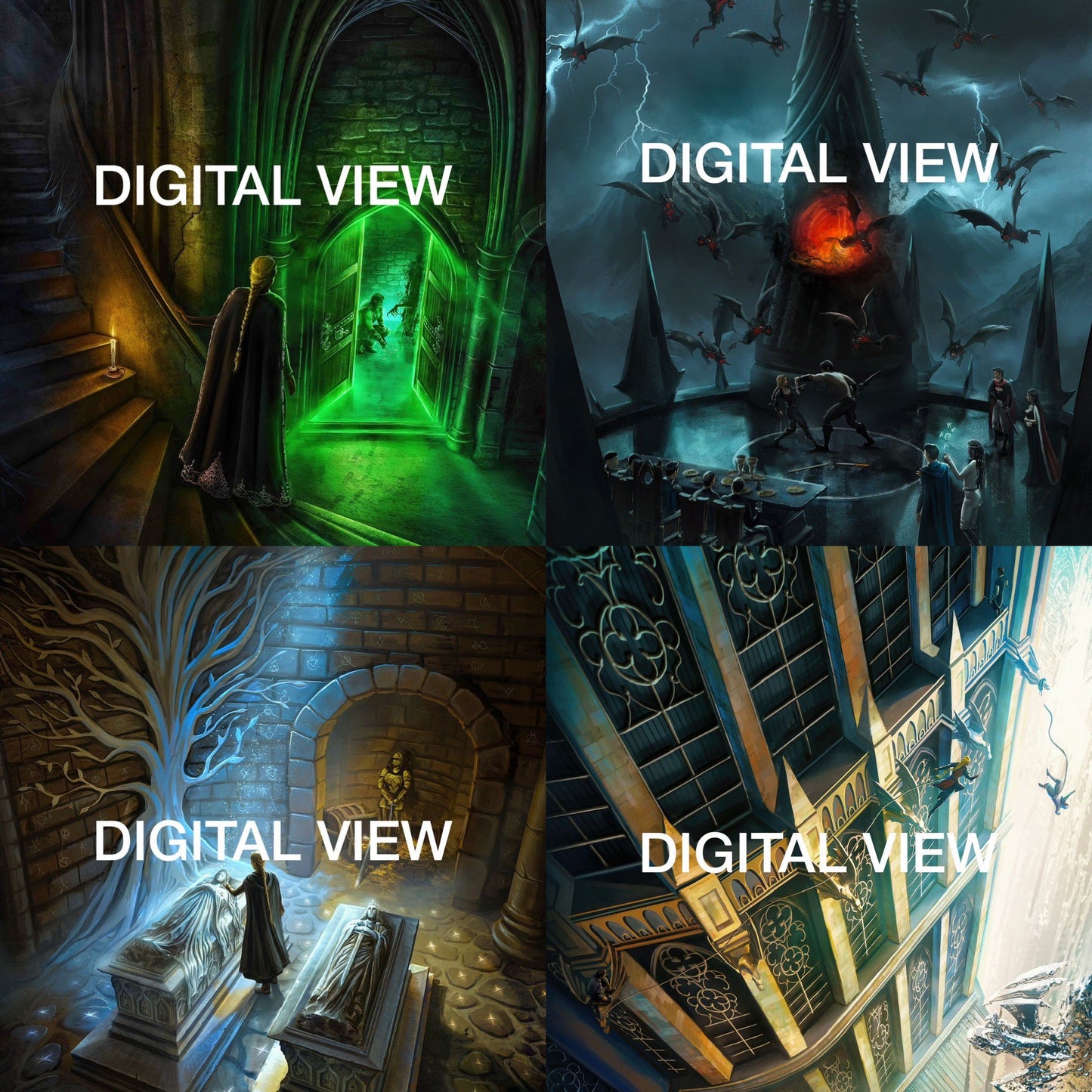Throne of Glass Cinematic Overlay Art Print Pack
