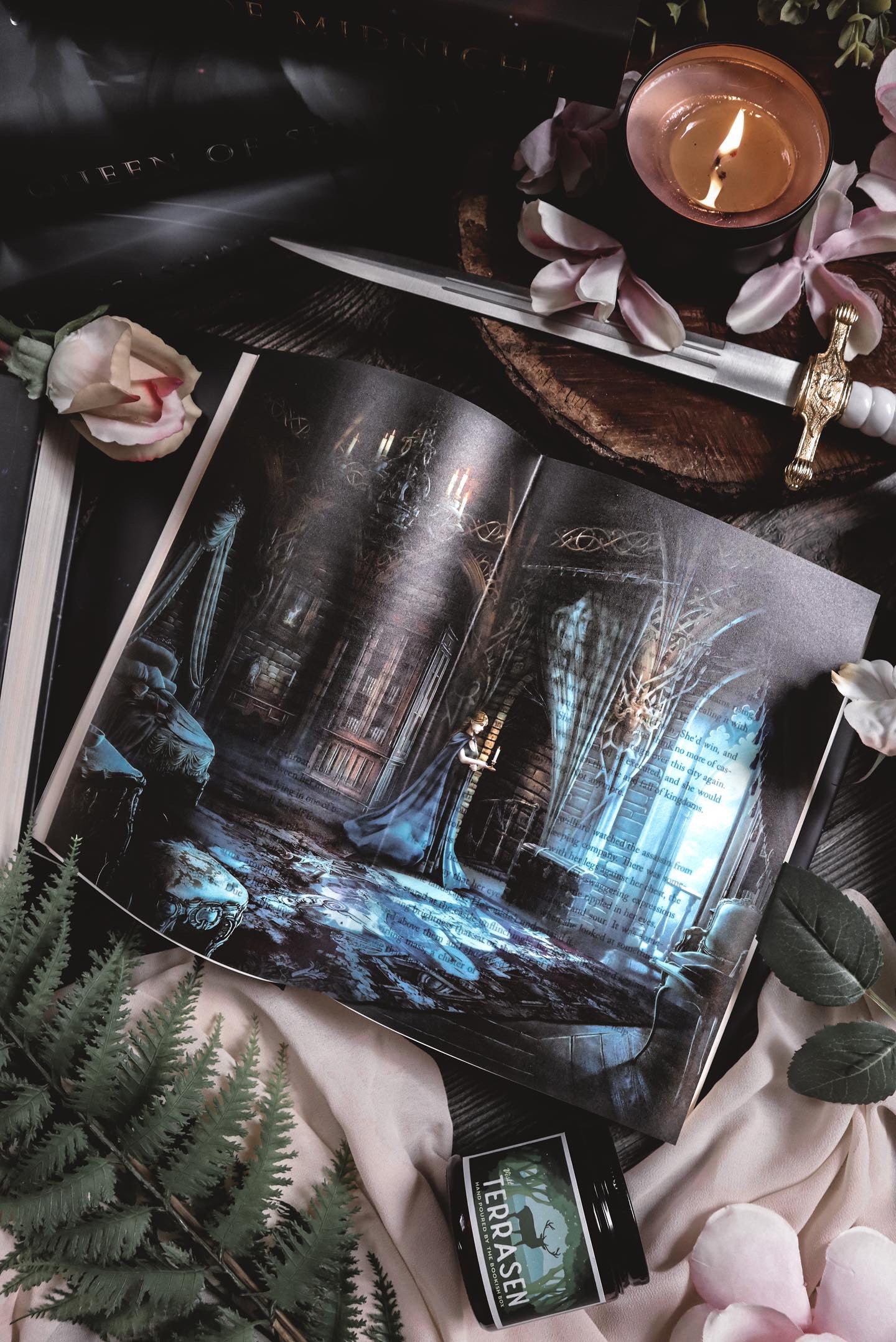 Throne of Glass Cinematic Overlays - Bloomsbury Existing Edition