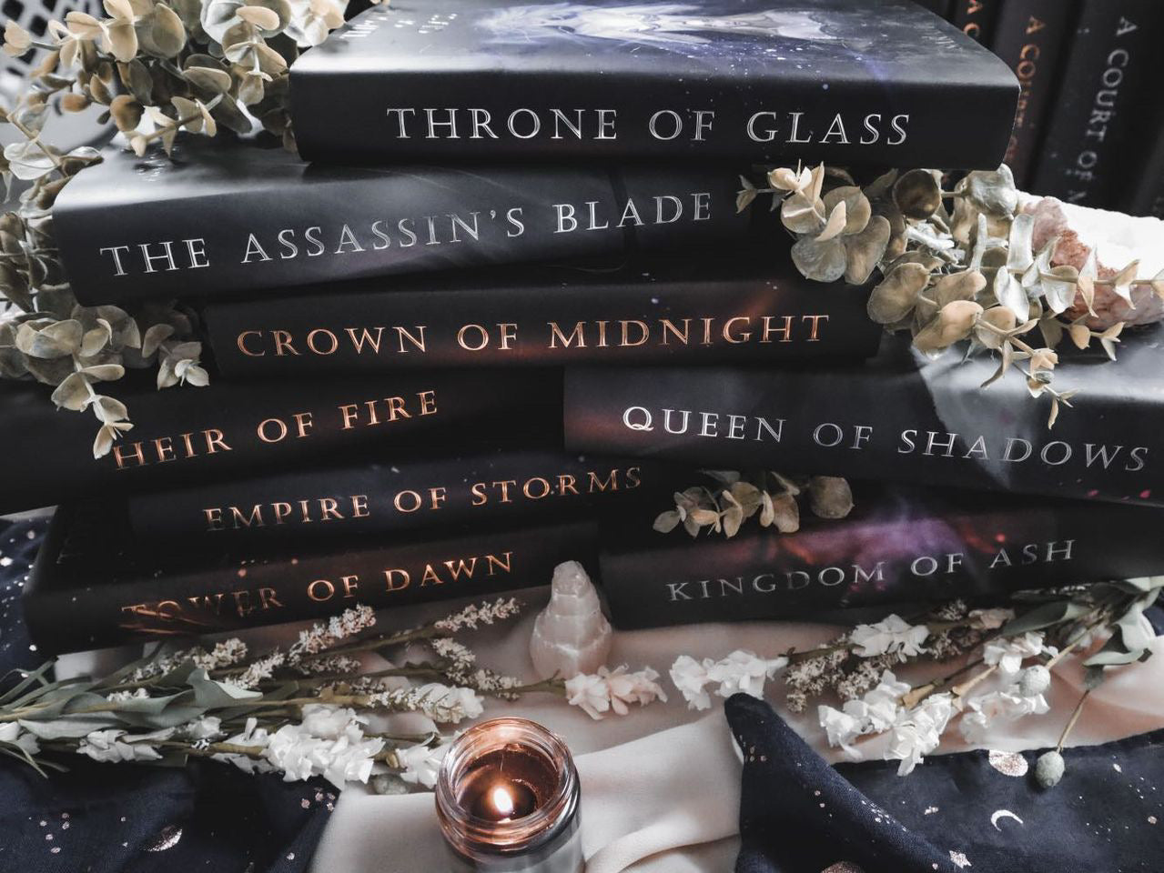 Dusty Shop Throne of Glass cheapest Dust Jackets